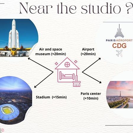 Studio 10Min Paris Centre I Cdg Drancy Dış mekan fotoğraf