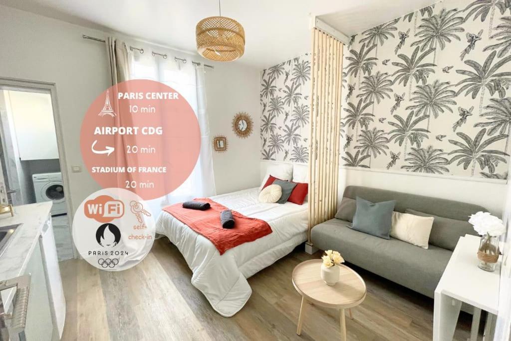 Studio 10Min Paris Centre I Cdg Drancy Dış mekan fotoğraf